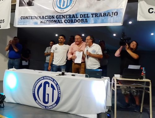 Acto de Asunción de Autoridades de la CGT Regional Córdoba, con la UOM presente